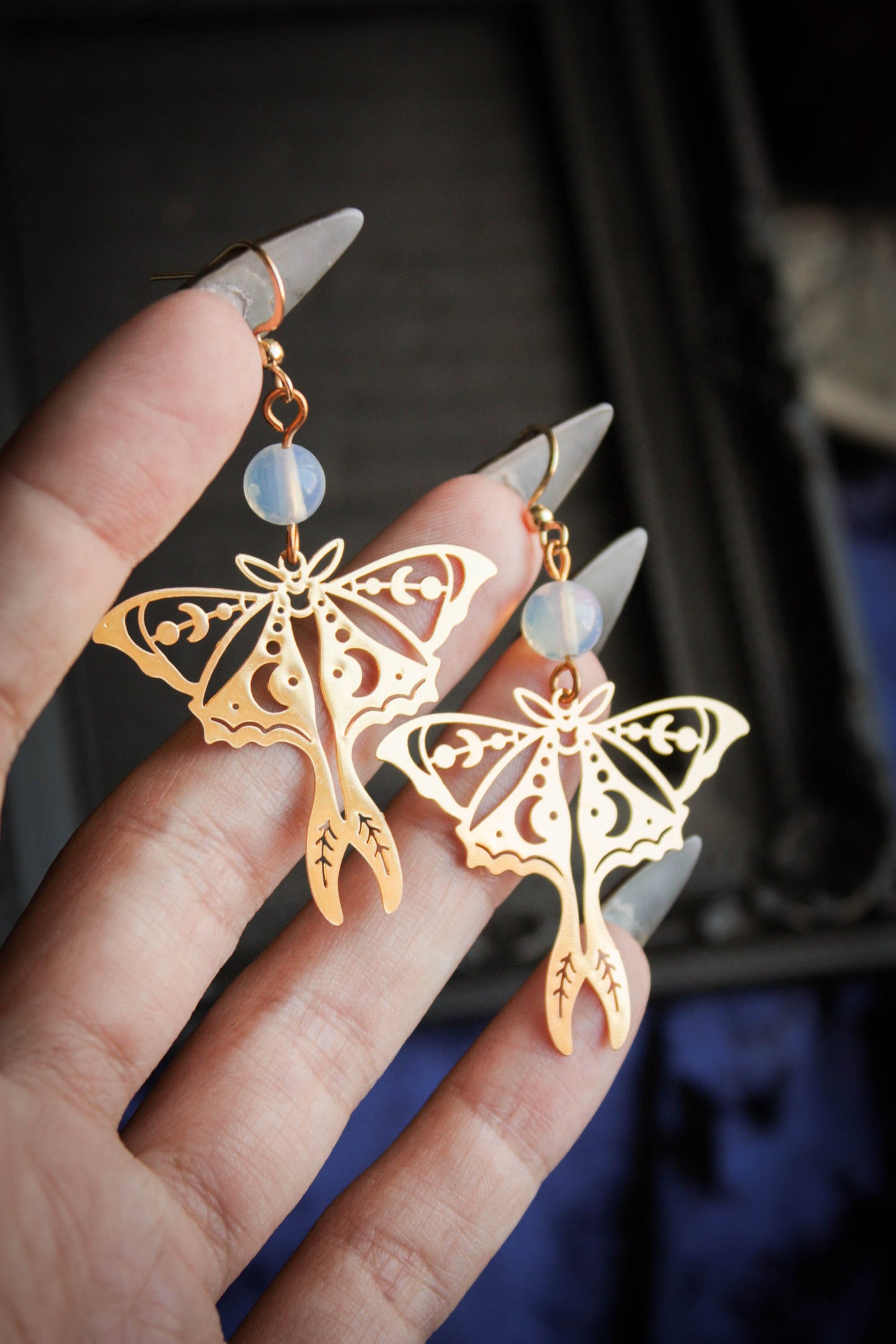 Moth Earrings