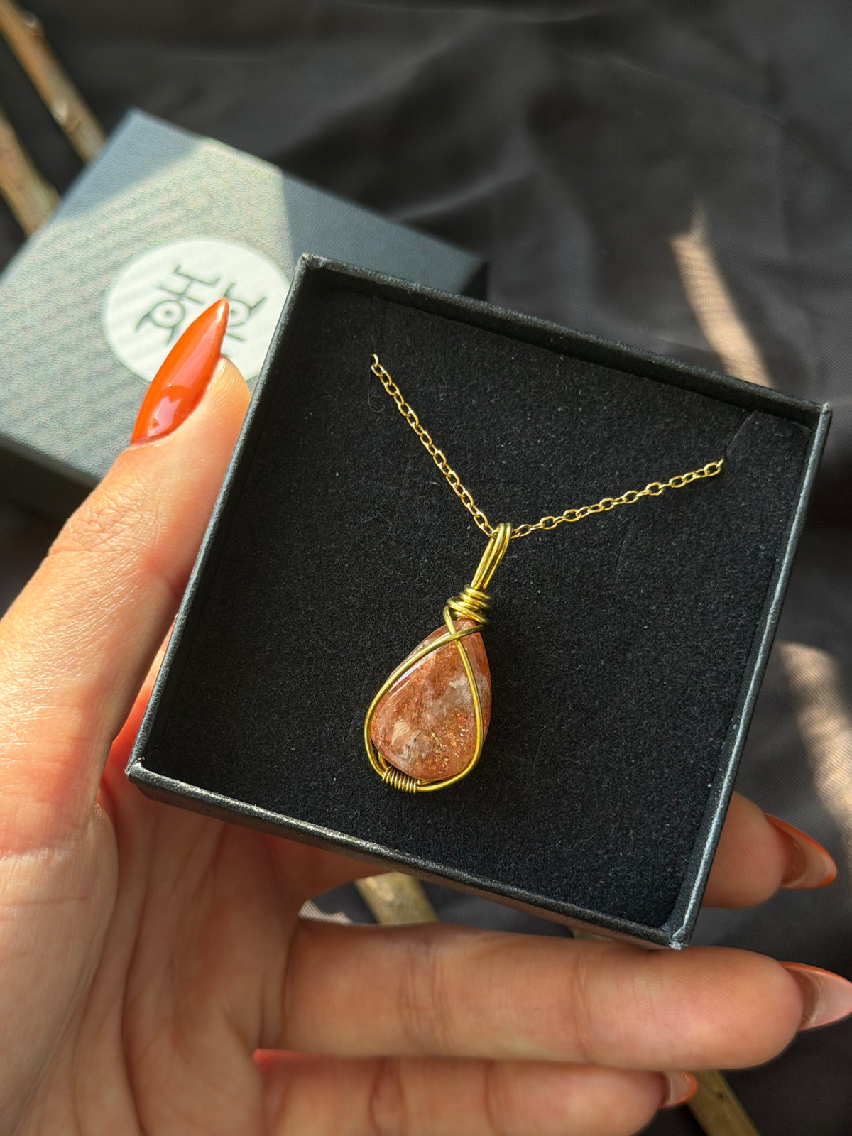 Autumn Light — Sunstone Pendant