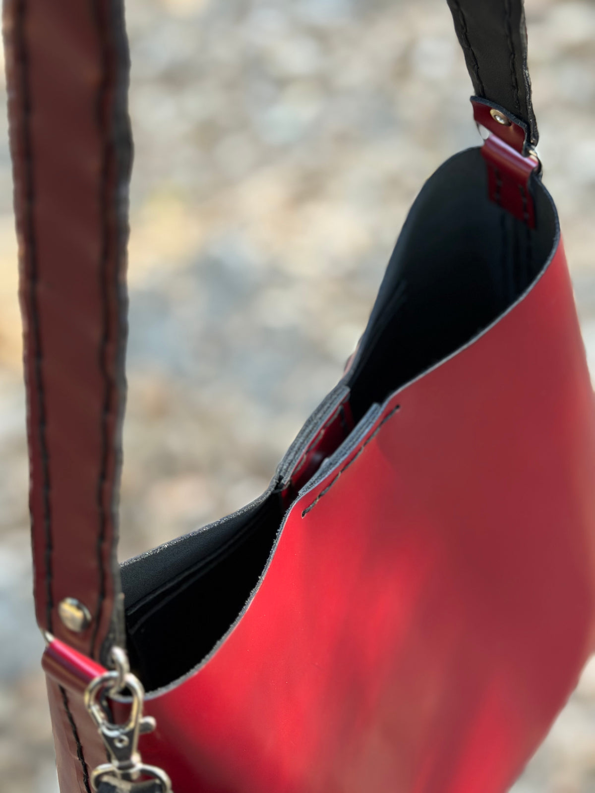 The Rowan Leather Bag — Oxblood