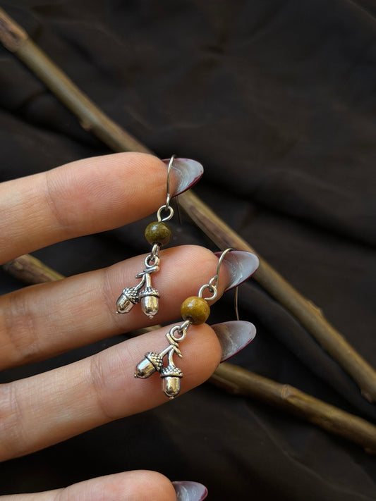 Forest Acorn Earrings