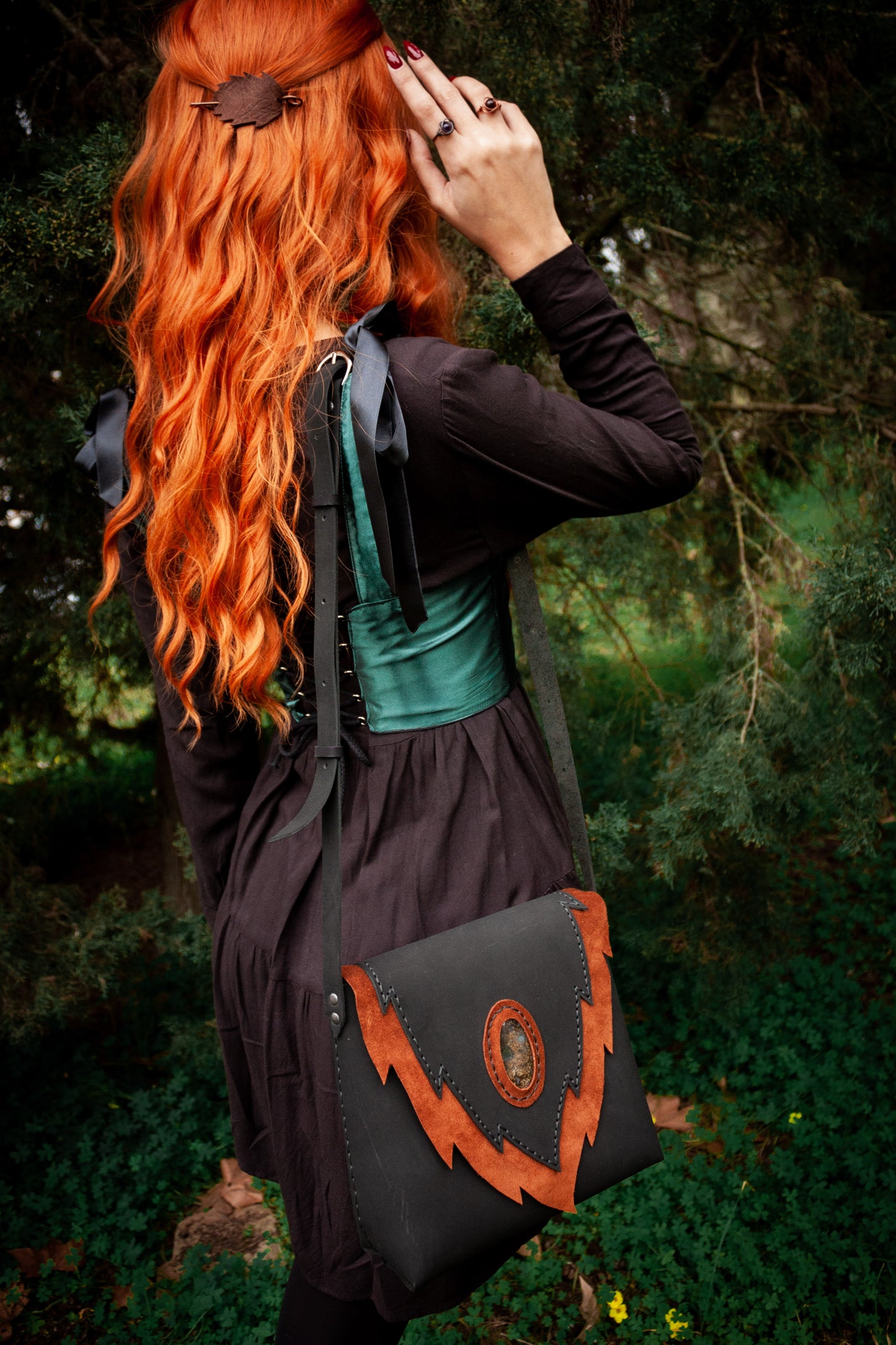 Arwen Moss Agate Bag