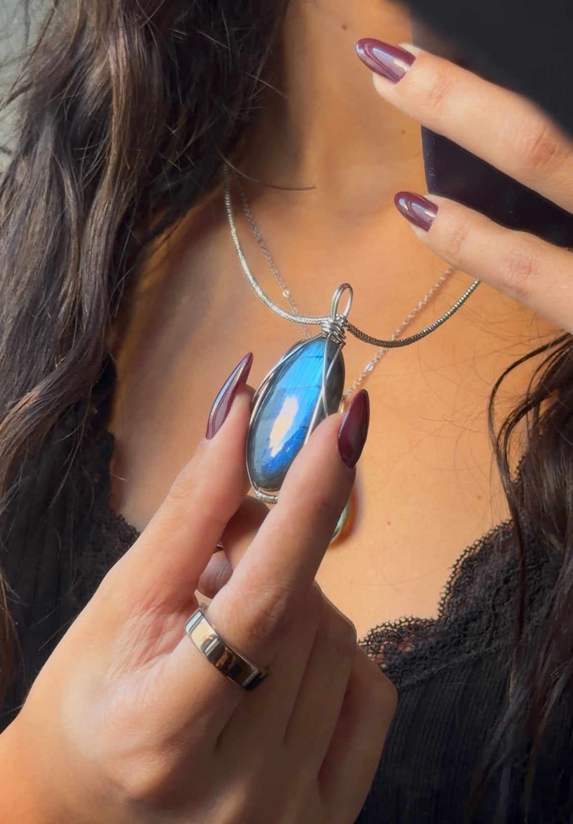 Siren Labradorite Pendants