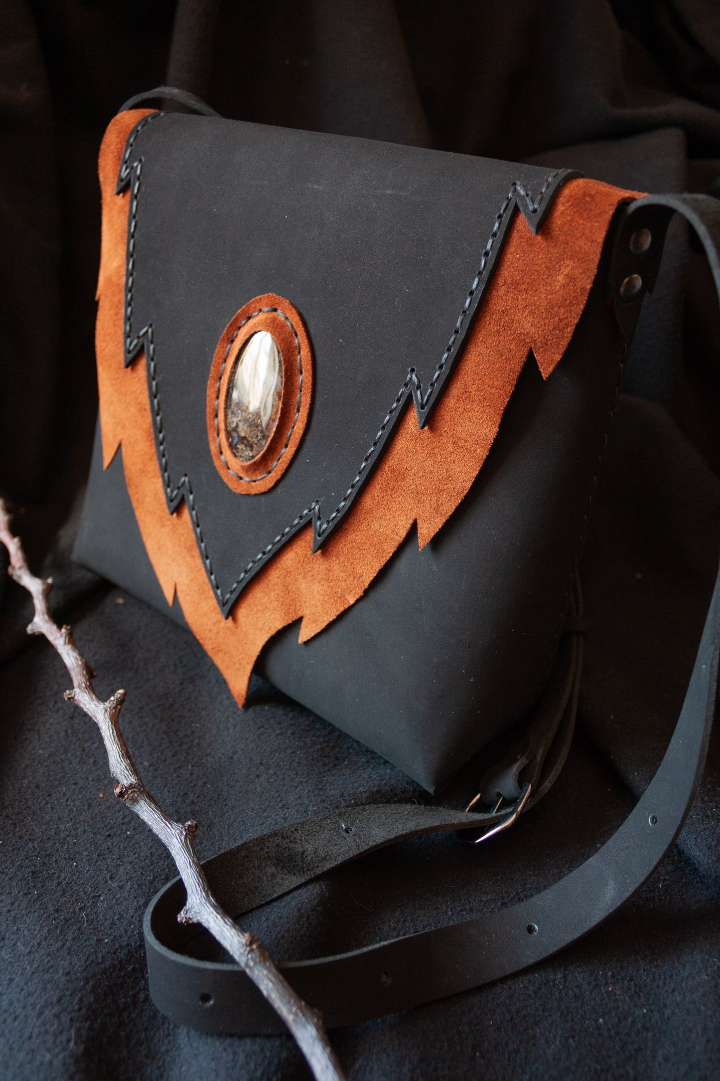 Arwen Moss Agate Bag