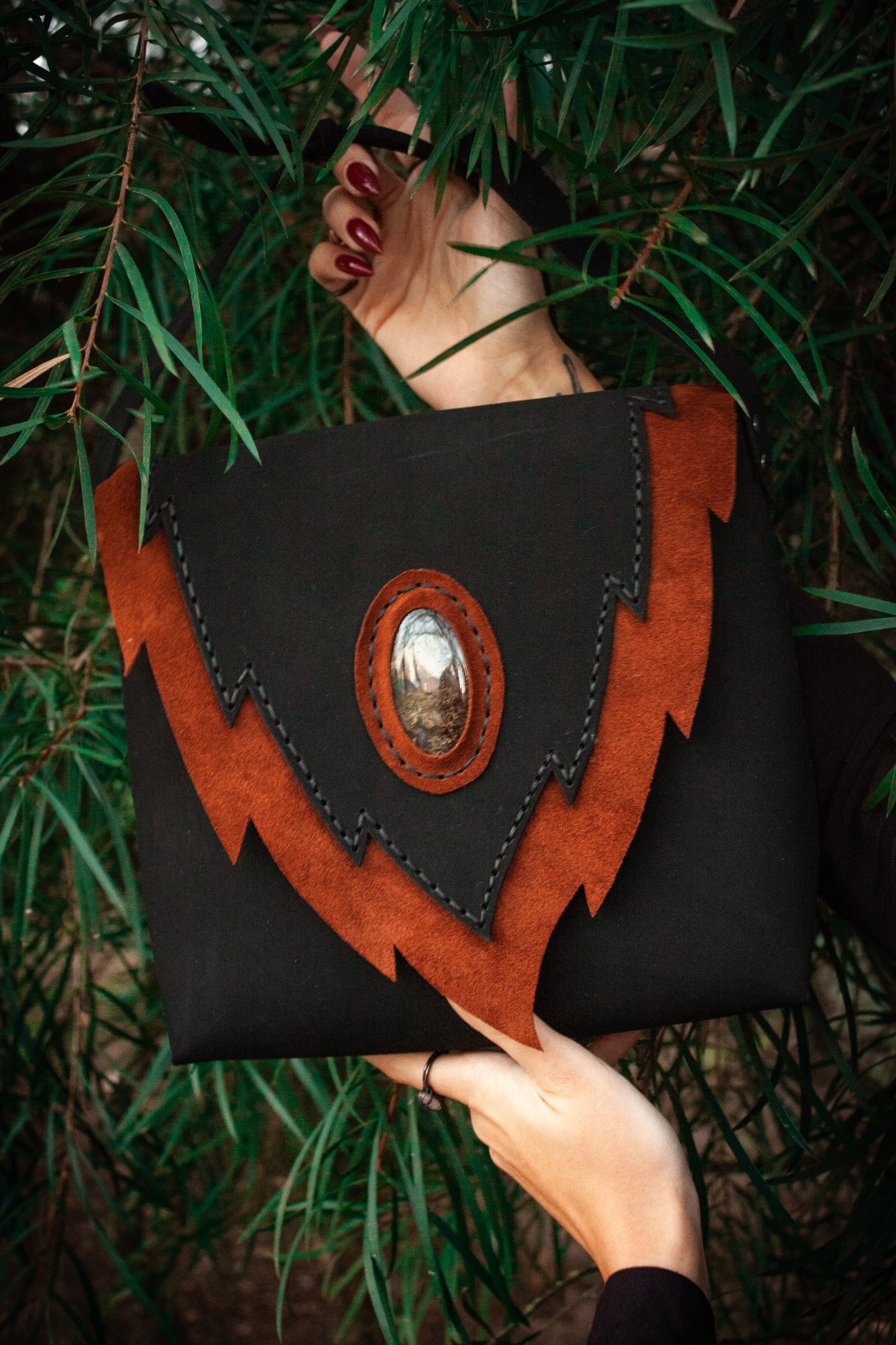 Arwen Moss Agate Bag