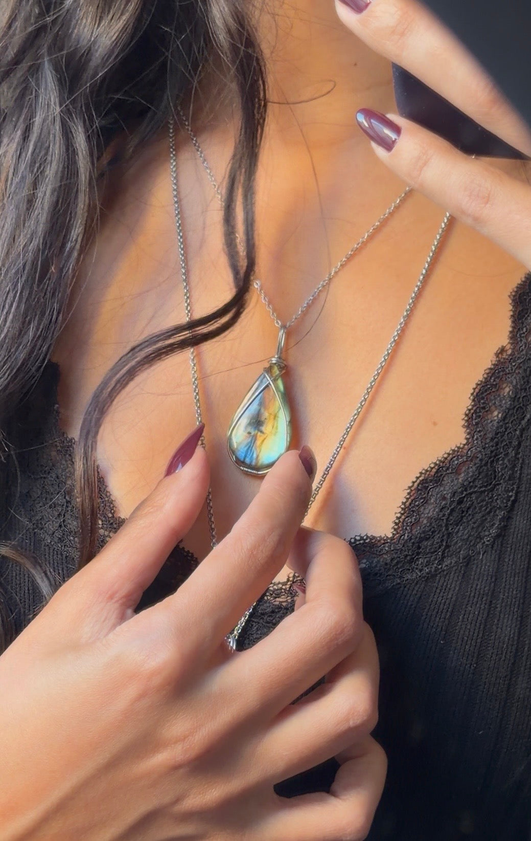 Siren Labradorite Pendants