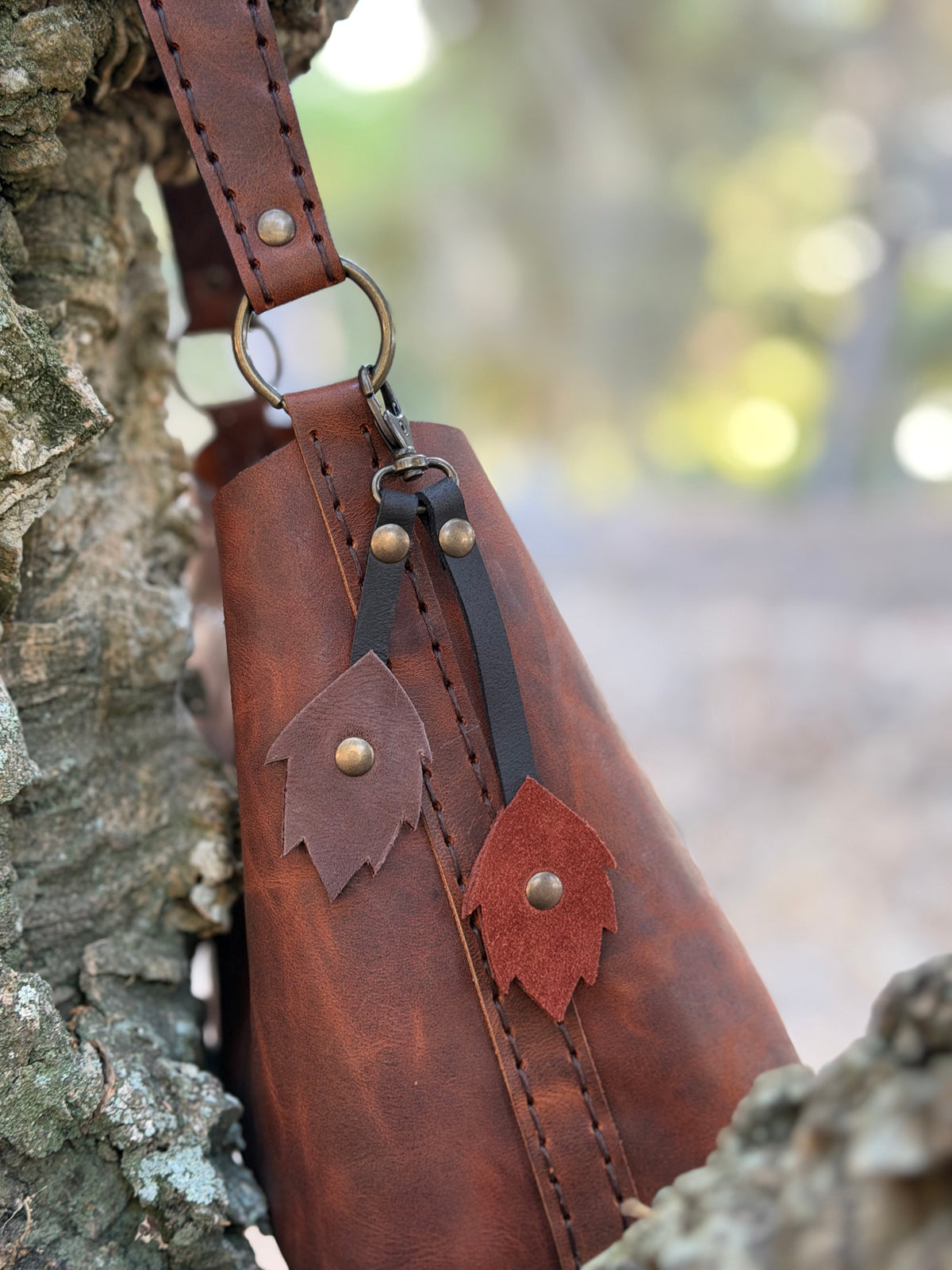 The Rowan Leather Bag — Autumn Chestnut