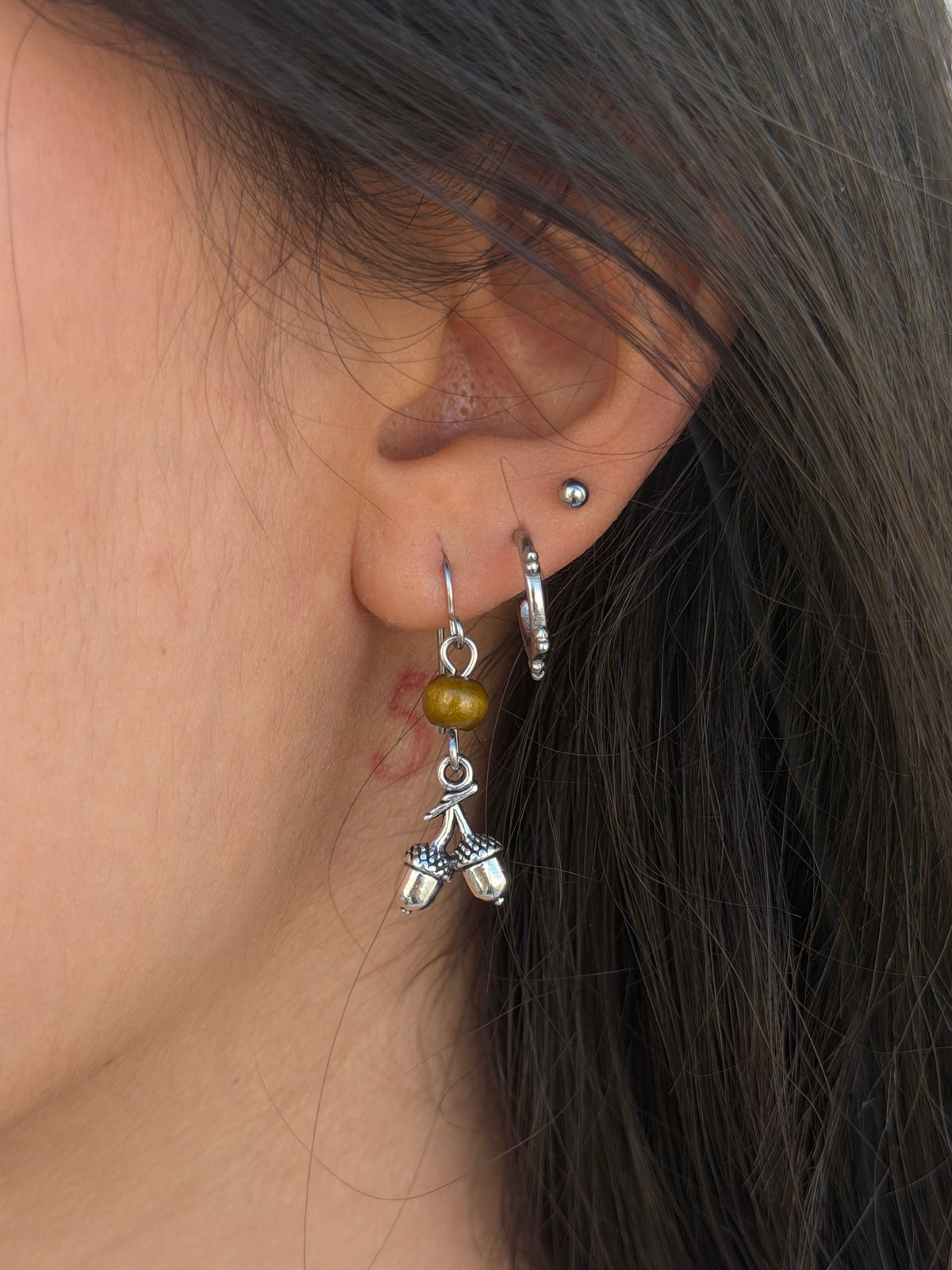 Forest Acorn Earrings