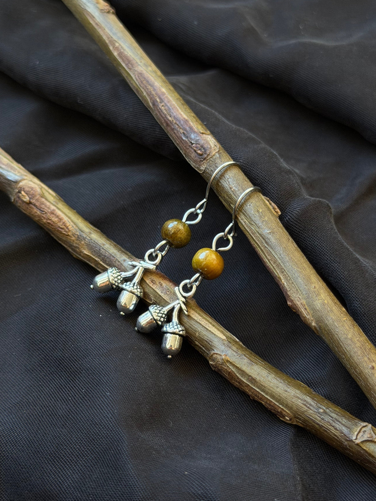 Forest Acorn Earrings