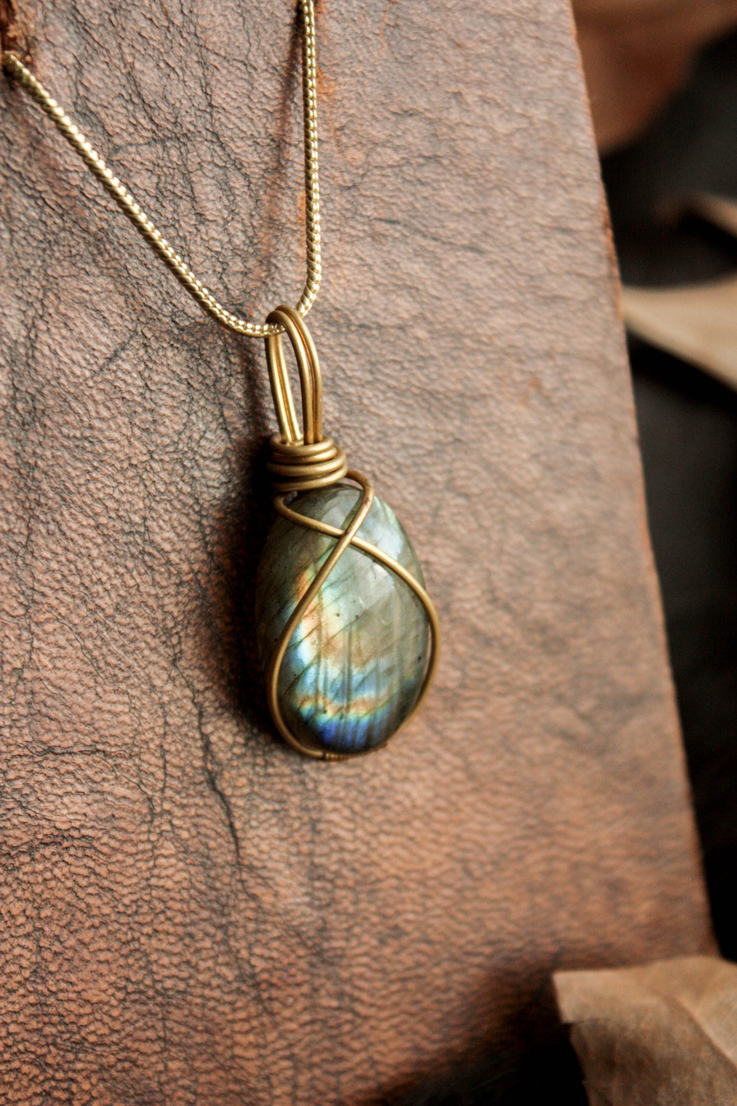 Rainbow Labradorite Pendants