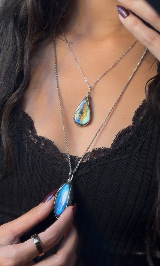 Siren Labradorite Pendants