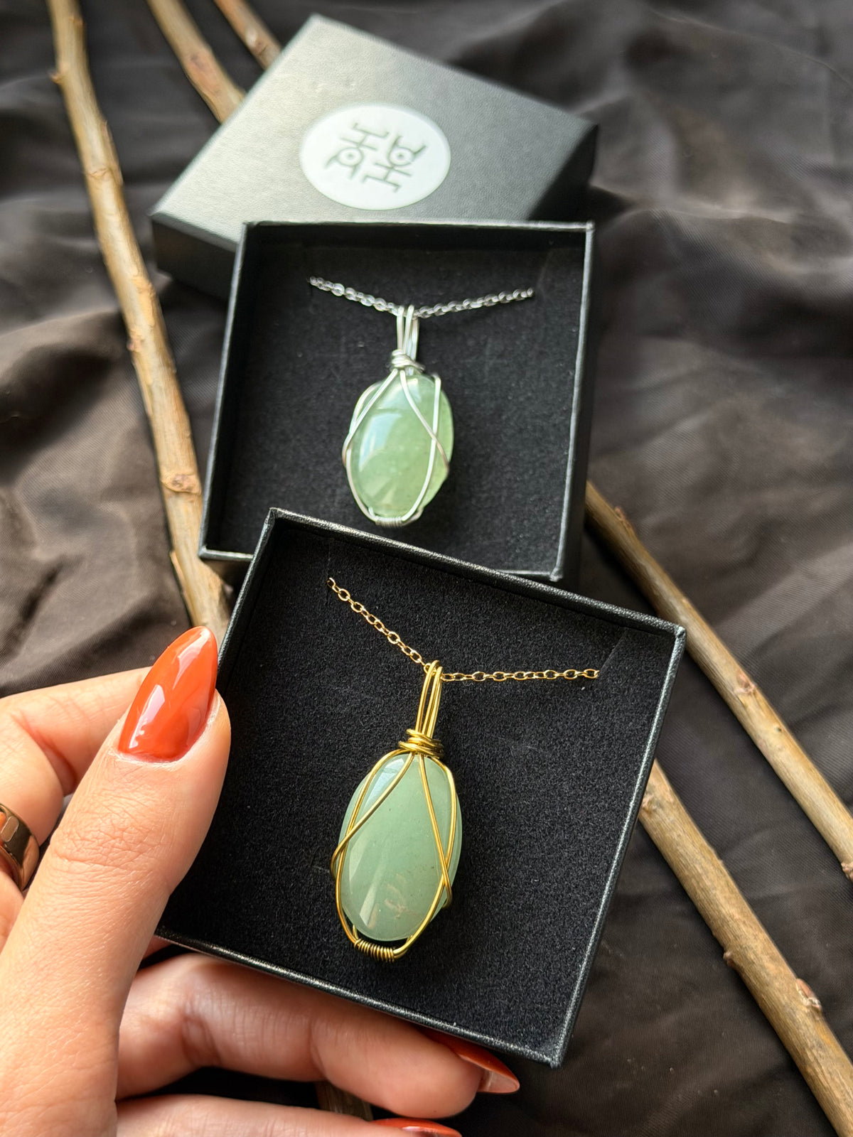 Forest Stillness — Quartz Pendant