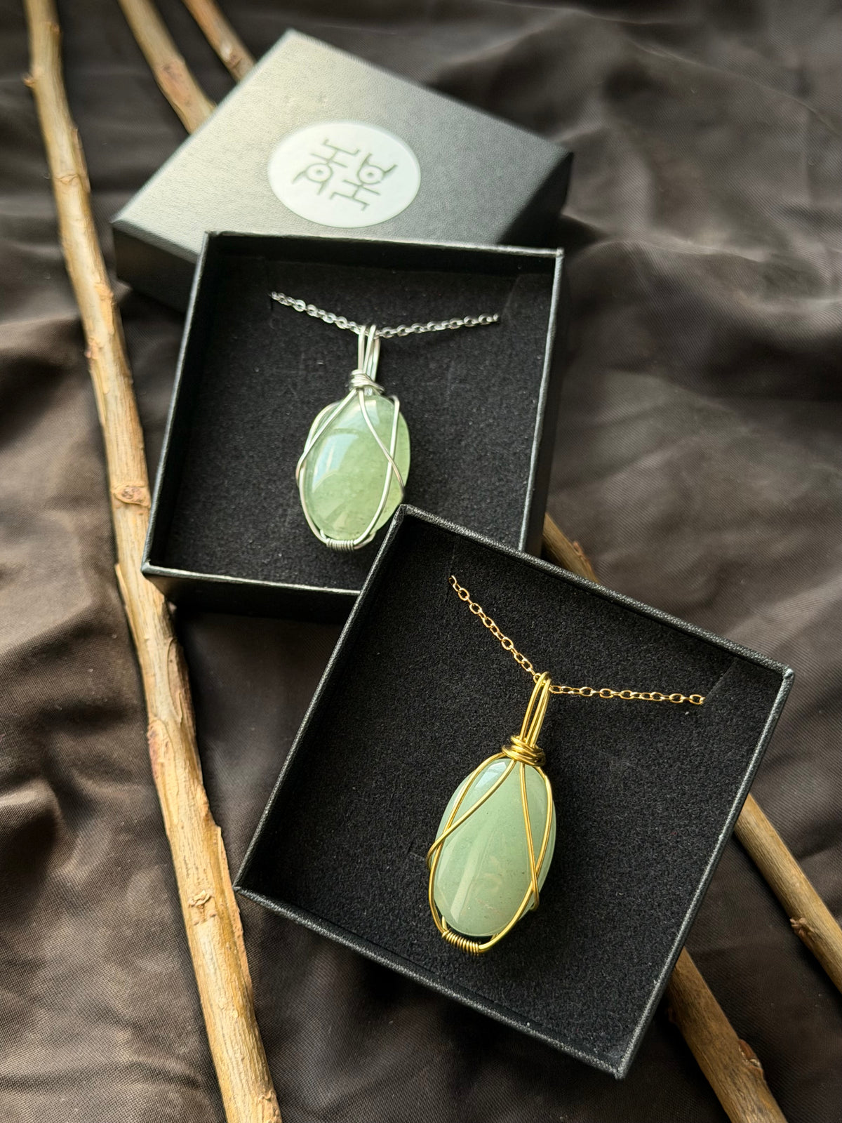 Forest Stillness — Quartz Pendant
