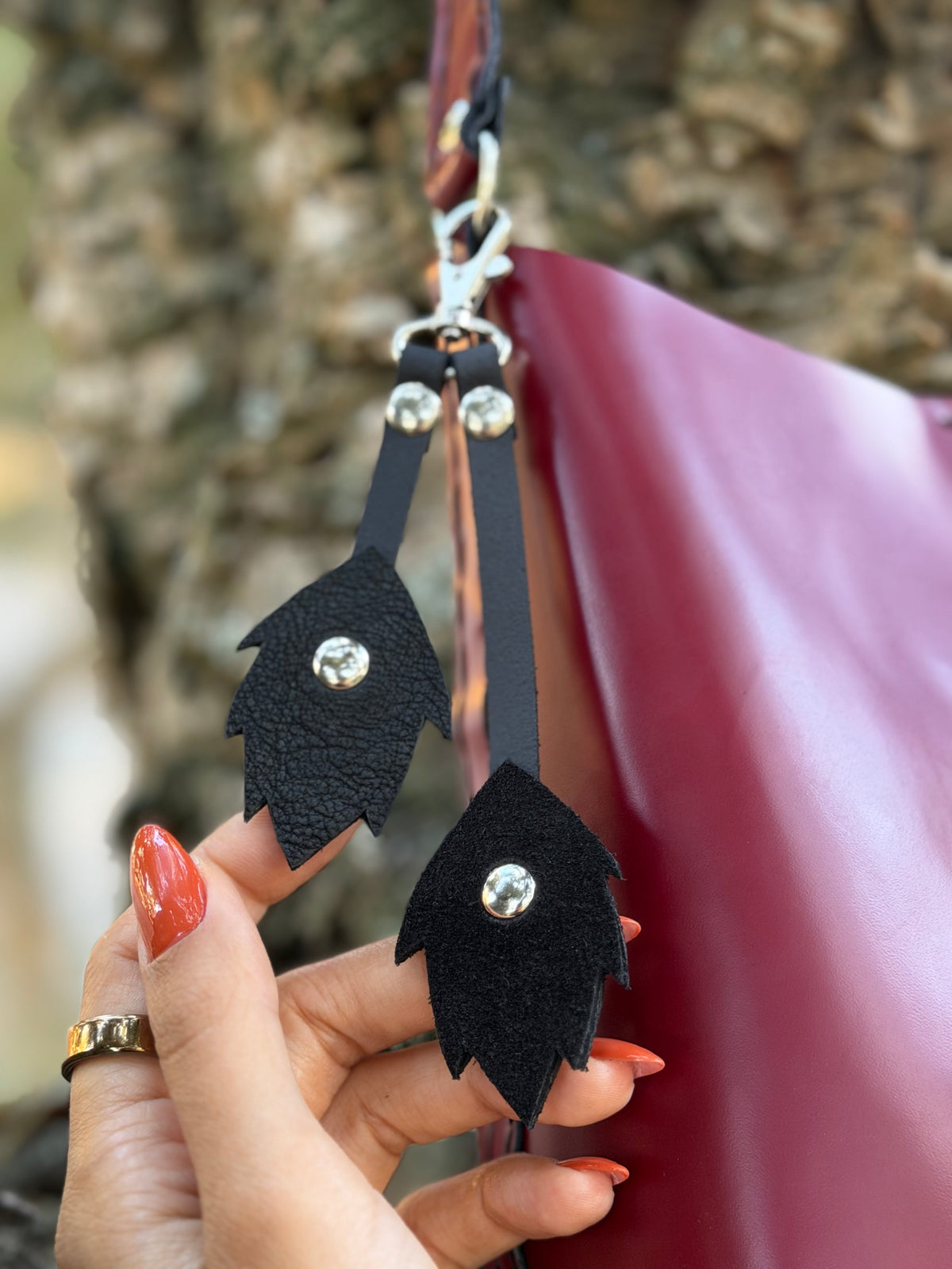 The Rowan Leather Bag — Oxblood