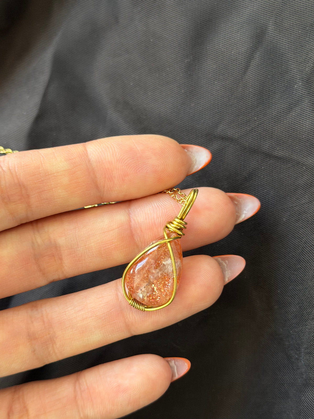 Autumn Light — Sunstone Pendant