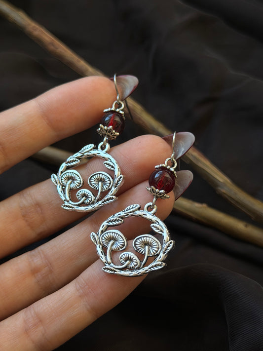 Enchanted Mushroom Earrings