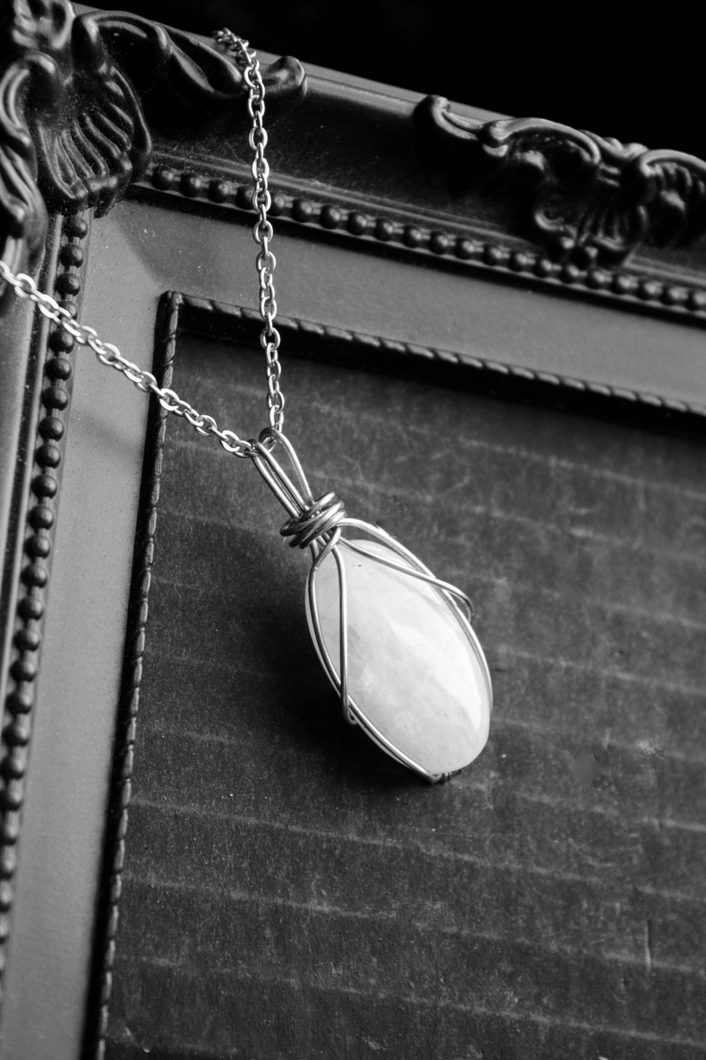 Moonstone in Stainless Steel
