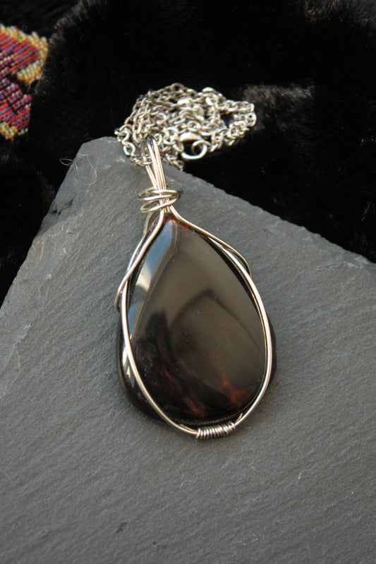 Mahogany Obsidian Pendant