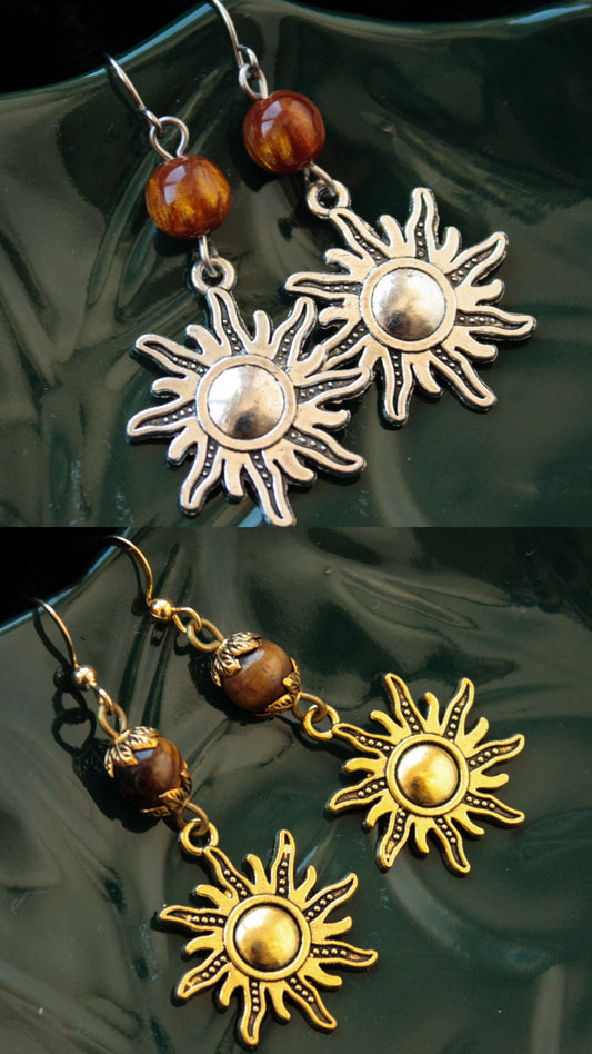 Tribal Sun Earrings