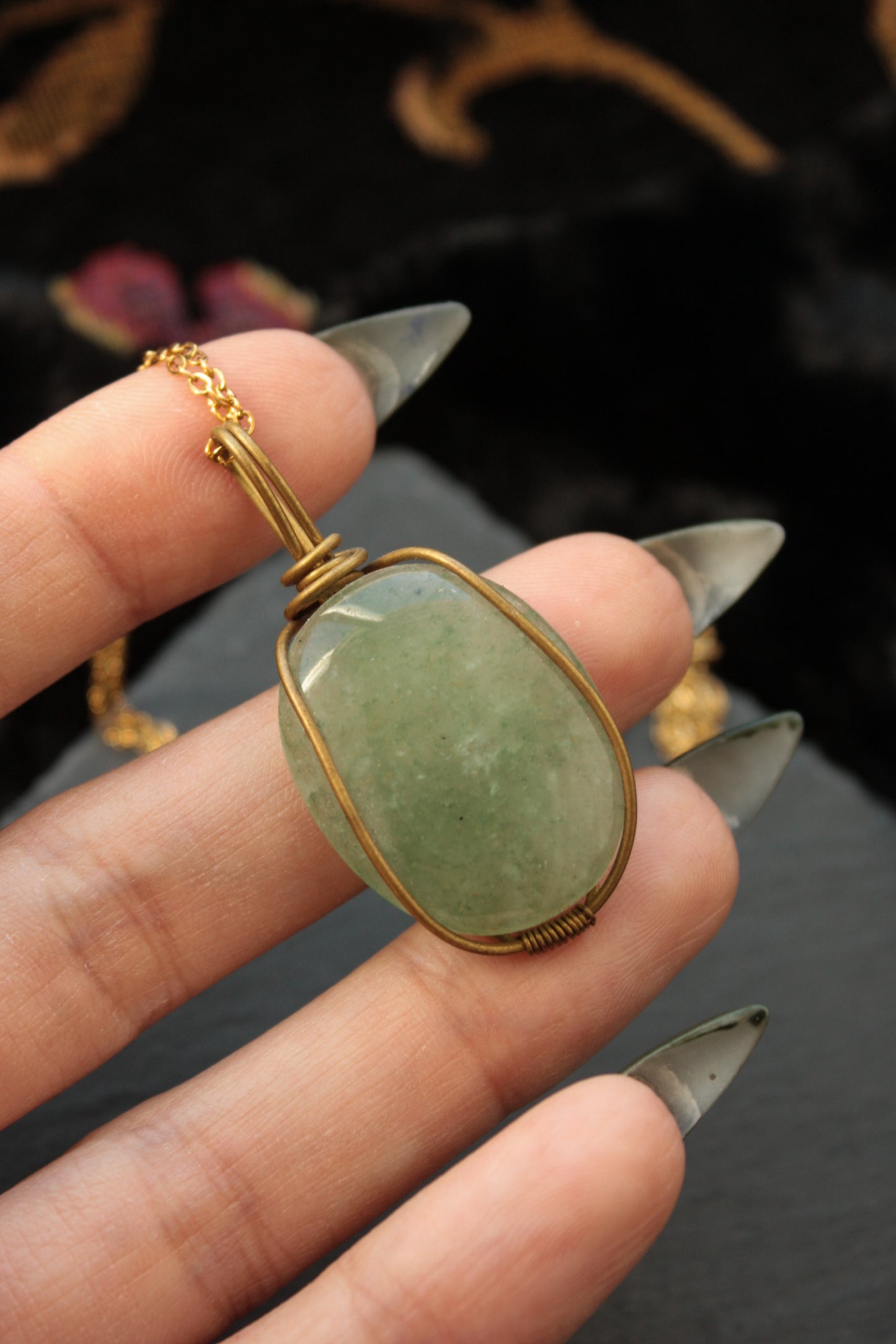 Green Quartz Pendant