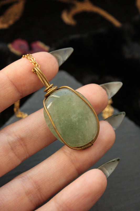 Green Quartz Pendant