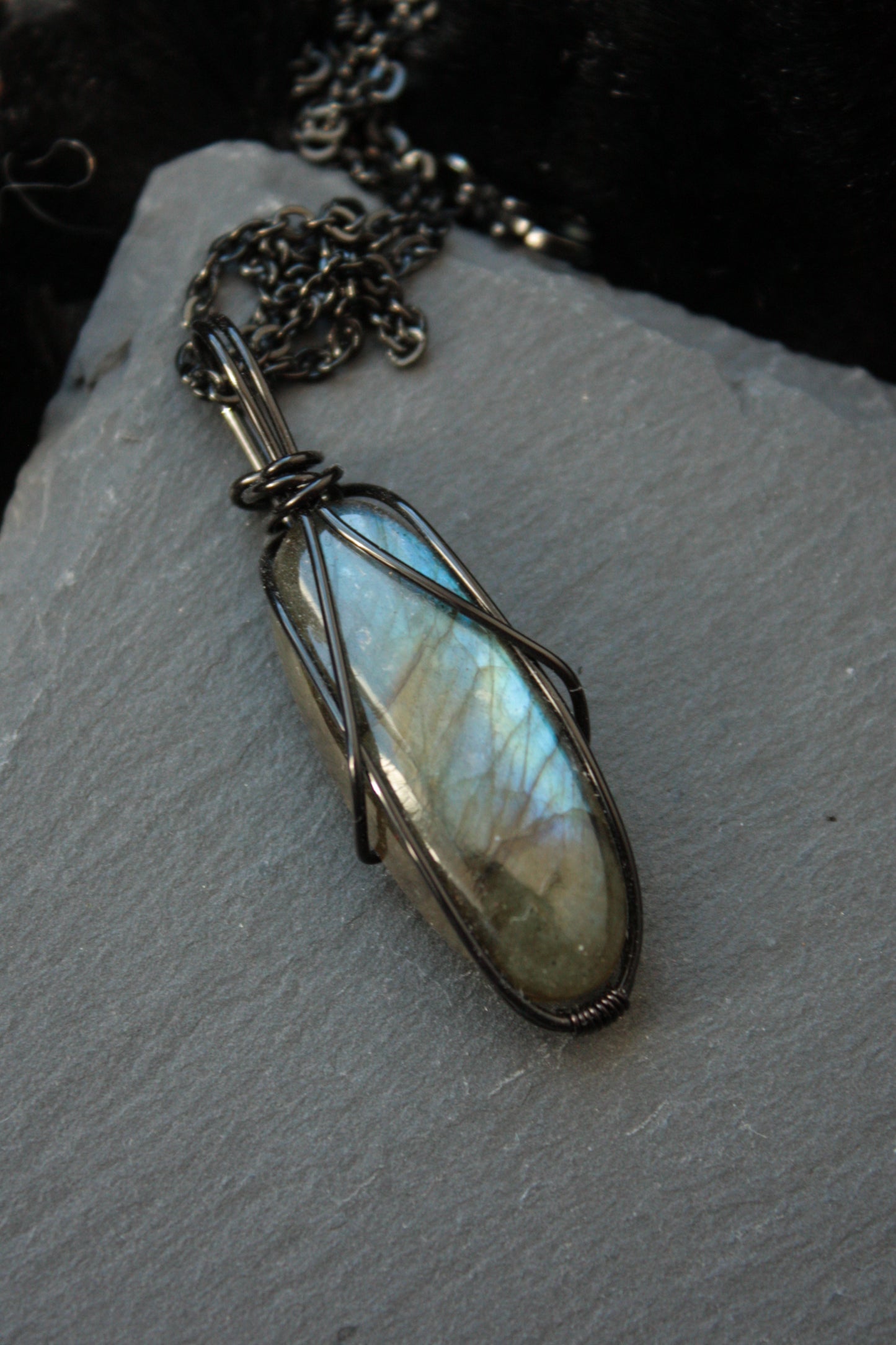 Blue Labradorite Pendant
