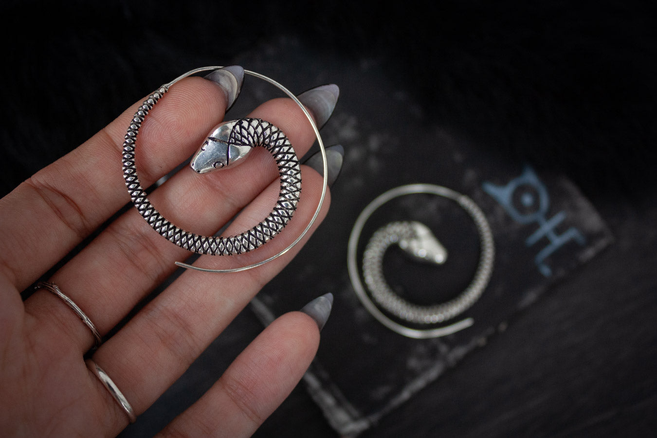 Spiral Boidae Earrings